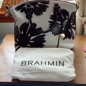 Brahmin - Duxbury Satchel - White Encelia